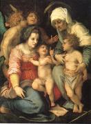 Andrea del Sarto The Holy Family with Angels (mk05) oil painting reproduction
